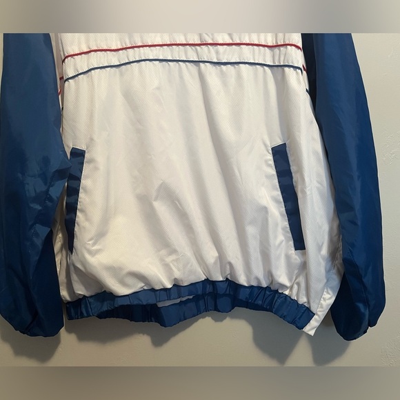 Vintage Chicago Cubs G-III Men's White Windbreaker Pullover Side Zip Jacket XL - Picture 7 of 15